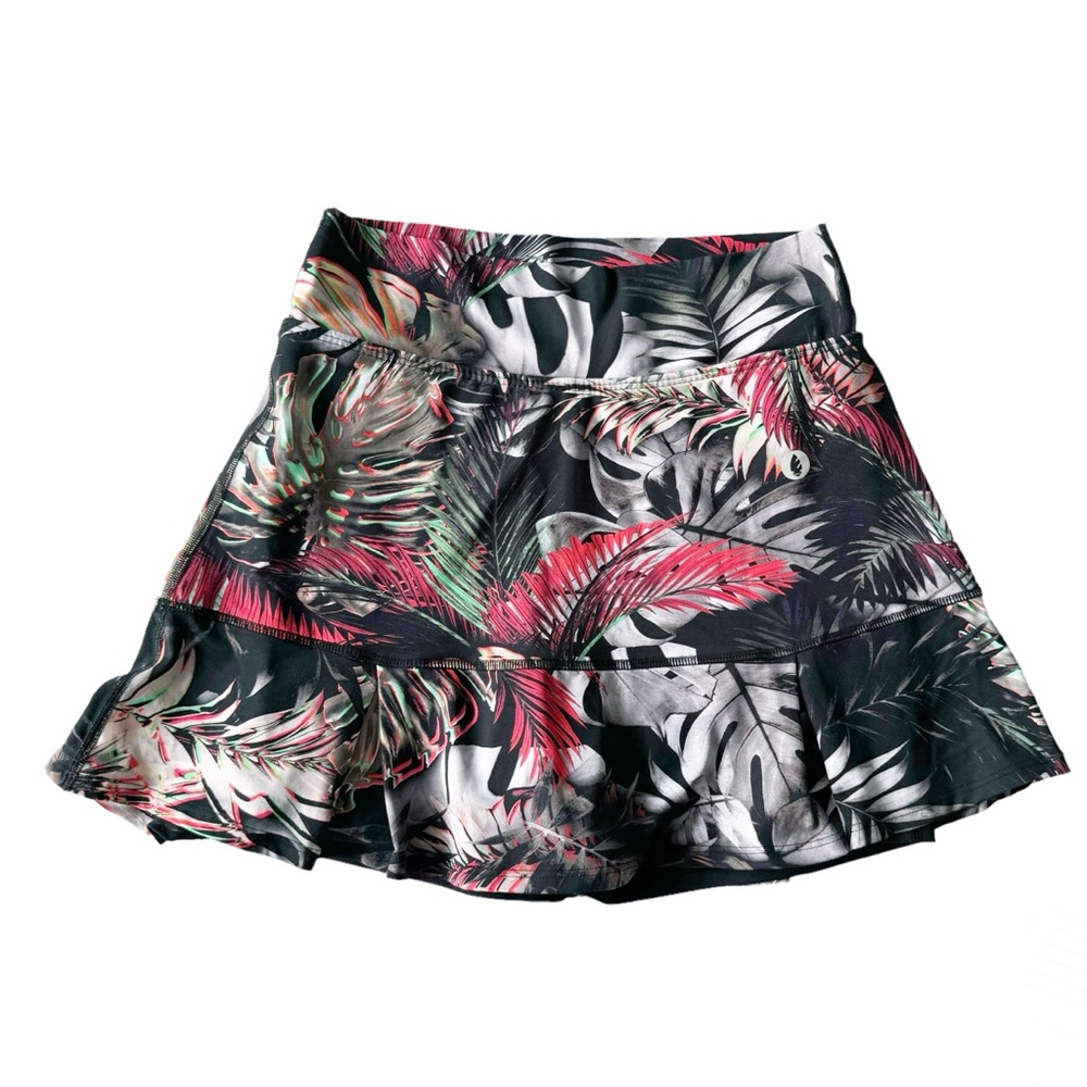 Dona Jo Tropical Print Athletic Skirt - Skort | 1 SMALL